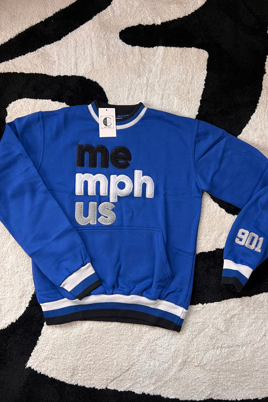 Classic MemphUS Crewneck Sweater ONLY | Memphis Blue